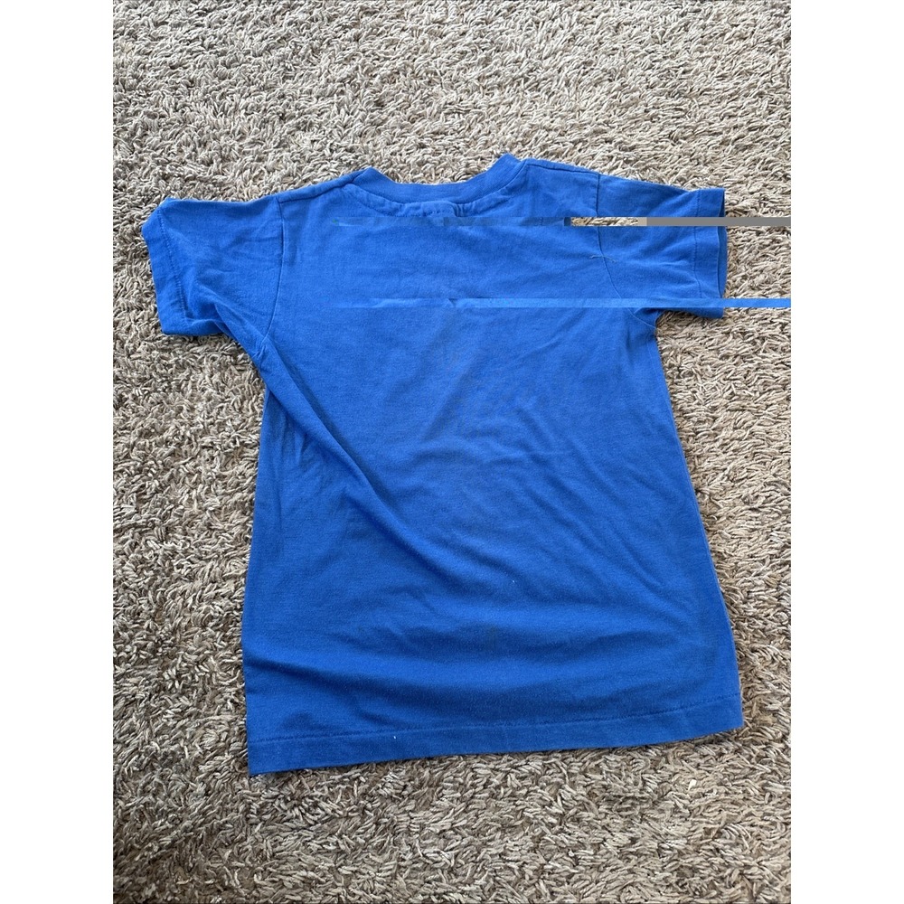 Vintage 80s St. Thomas Single Stitch T Tee Shirt Short Sleeves Small S Blue - Picture 5 of 5